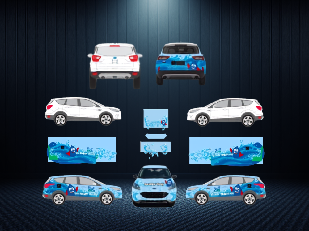 Vehicle wrap design
