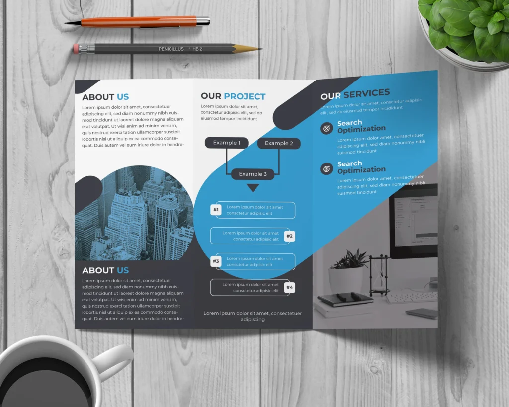 Tri fold brochure