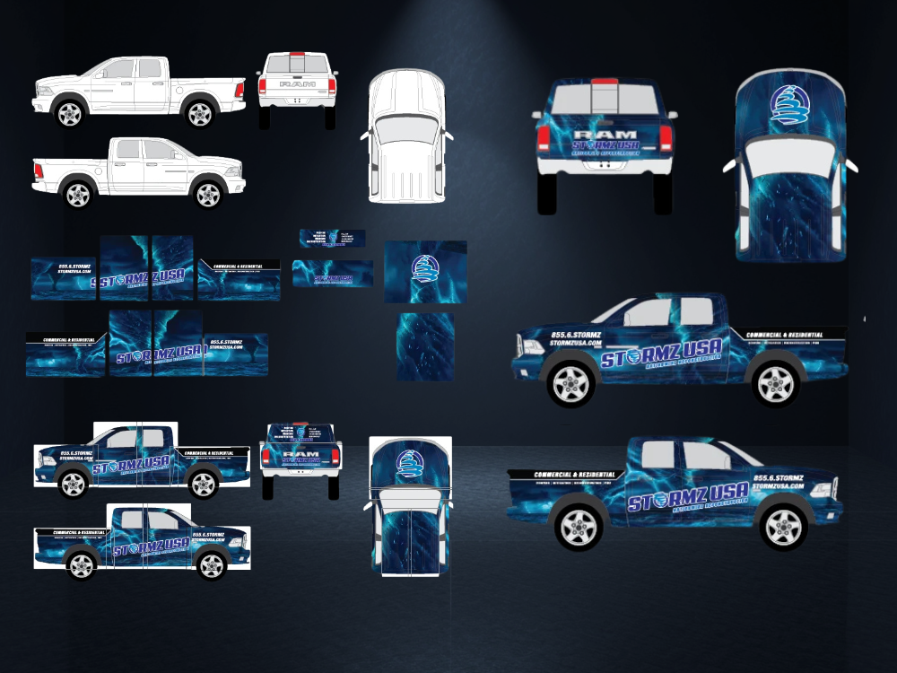Vehicle wrap design